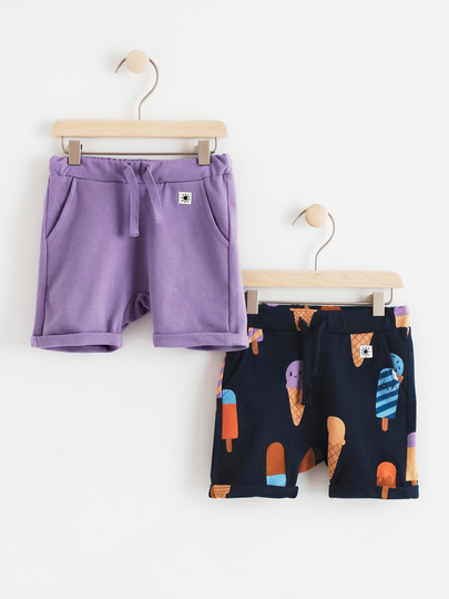 2-pack mjuka shorts