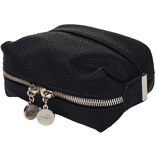 LULU'S ACCESSORIES Glam Cosmetic Mini Black