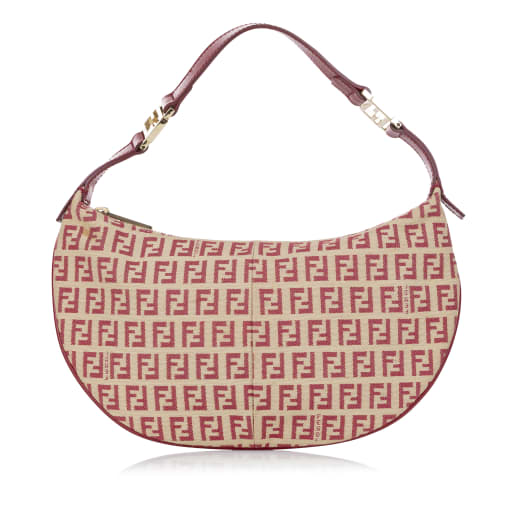 Fendi Zucchino Canvas Hobo Bag