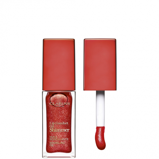 Clarins Lip Comfort Oil Shimmer 07 Red Hot