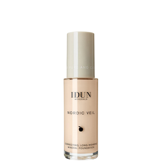 IDUN Minerals Liquid Mineral Foundation Nordic Veil Saga Neutral Light 26 ml