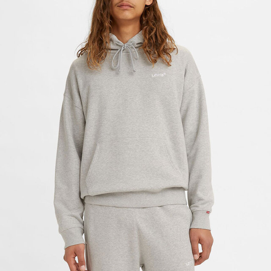 Red Tab Sweats Hoodie Light Mist Heather