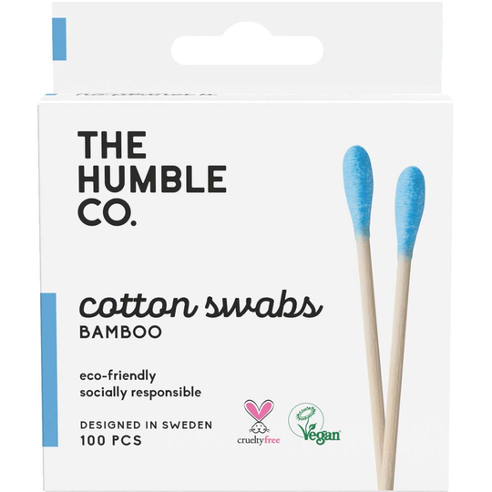 Humble Brush Humble Natural Cotton Swabs Blue