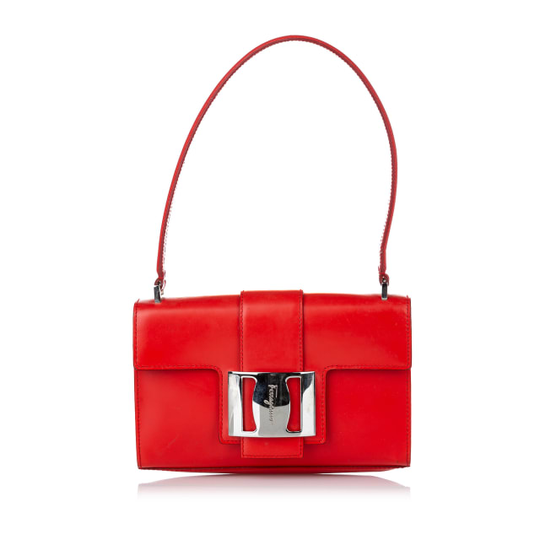 Ferragamo Leather Shoulder Bag