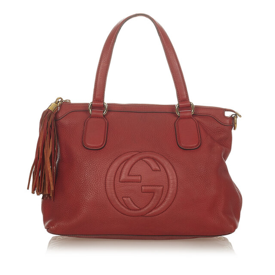 Gucci Soho Cellarius Leather Satchel