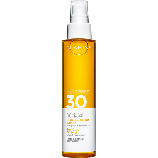 Clarins Sun Care Oil Mist For Body SPF30 | Kroppsolja med solskydd