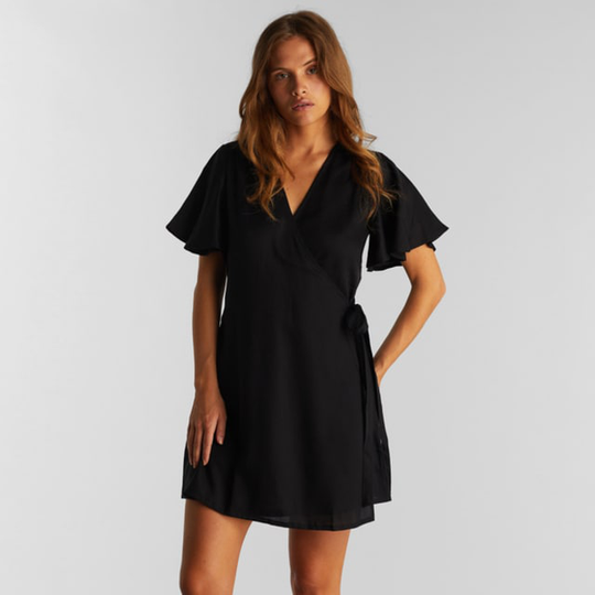 Wrap Dress Kungshamn Black