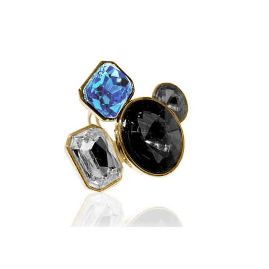 Ioaku X Zaek Studio - Camp Ring Gold/ Blue Neu