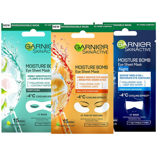 Eye Mask Trio, Garnier Hudvård