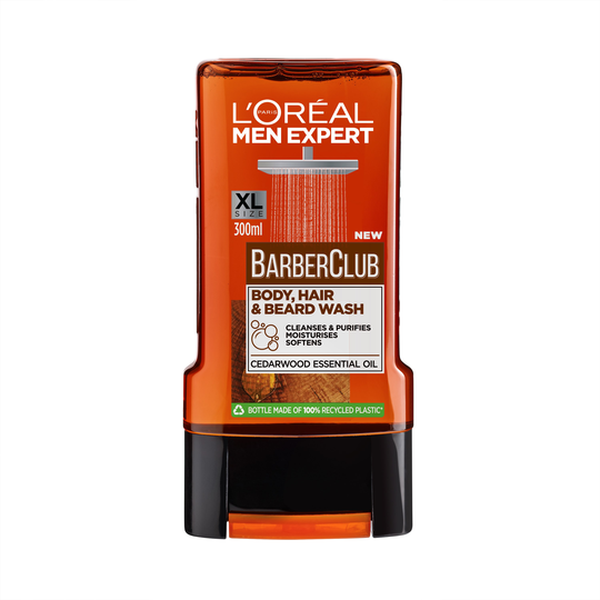 Loreal Paris Men Expert Barber Club Body, Hair & Beard Wash 300 ml