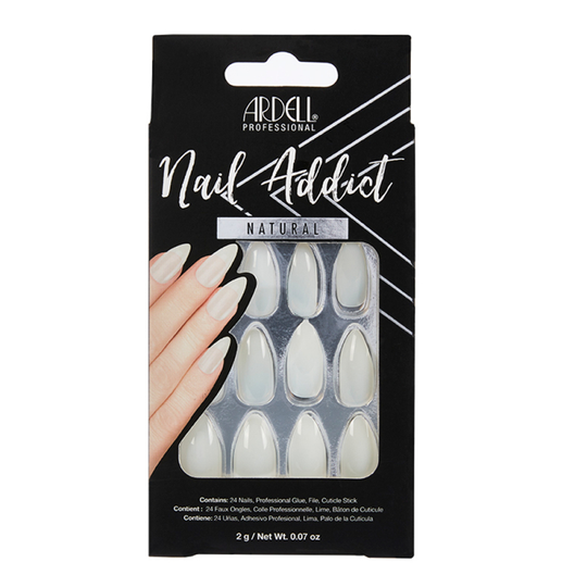 Ardell Nail Addict Natural Stiletto