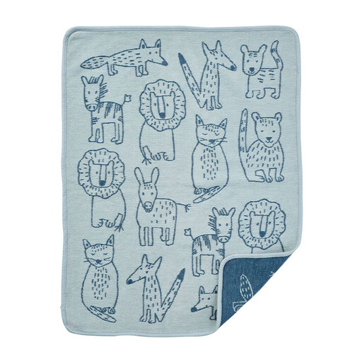 Bomullsfilt Buddies 90 cm