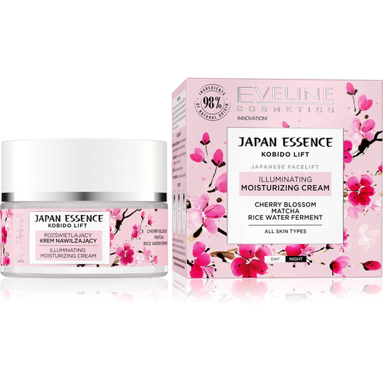 Eveline Cosmetics Japan Essence Illuminating Moisturizing Cream 50 ml