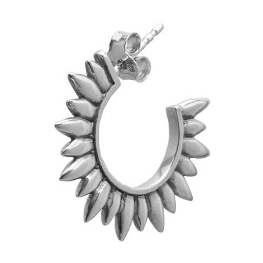 Sun Hoop Earring