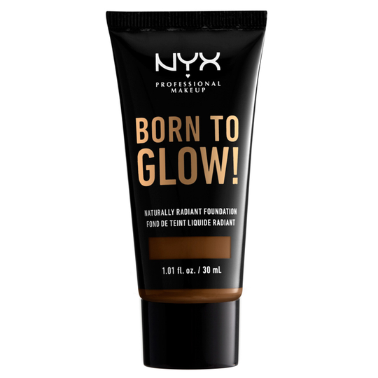 NYX Professional Makeup Born To Glow Naturally Radiant Foundation 22.3 Walnut