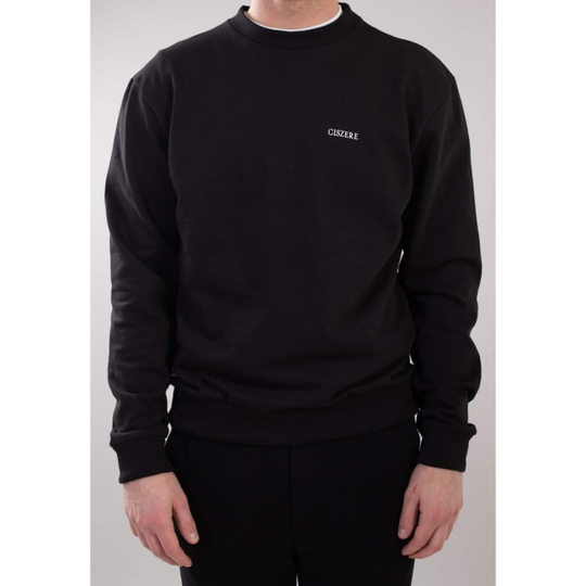 Kory Rubber Print Sweater - All Black