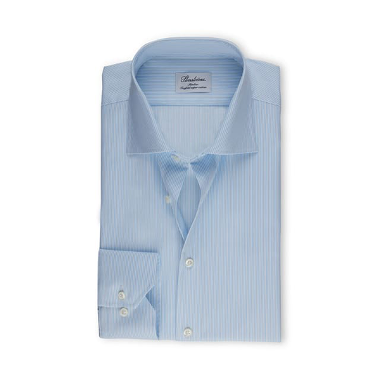 Shirt Pinstriped Light Blue