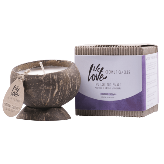 We Love The Planet Coconut Candle Charming Chestnut
