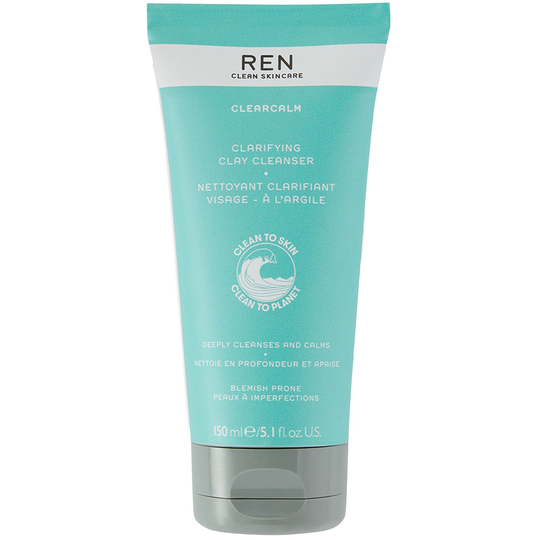 REN Skincare ClearCalm3 Clarifying Clay Cleanser 150 ml