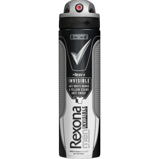 Rexona Men Invisible On Black & White Clothes Spray 150 ml
