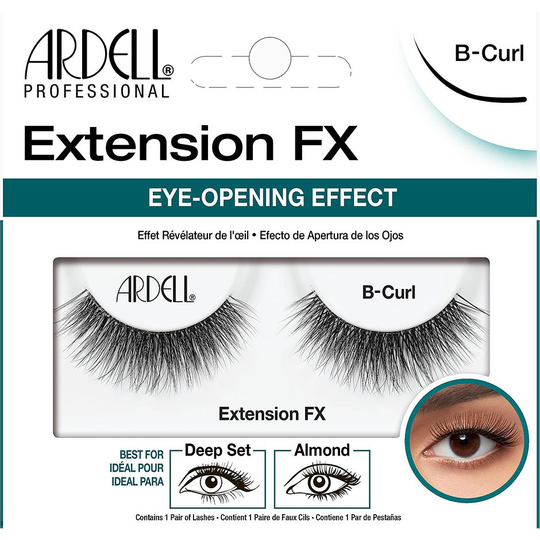 Extension FX B Curl, Ardell Lösögonfransar