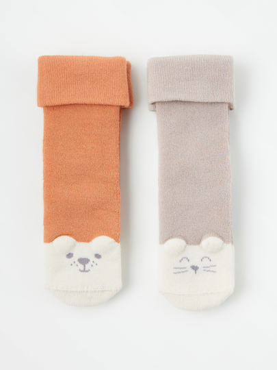 2-pack strumpor med djurmotiv