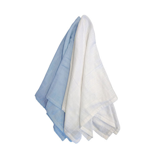Muslin 2-pack forever blue GOTS