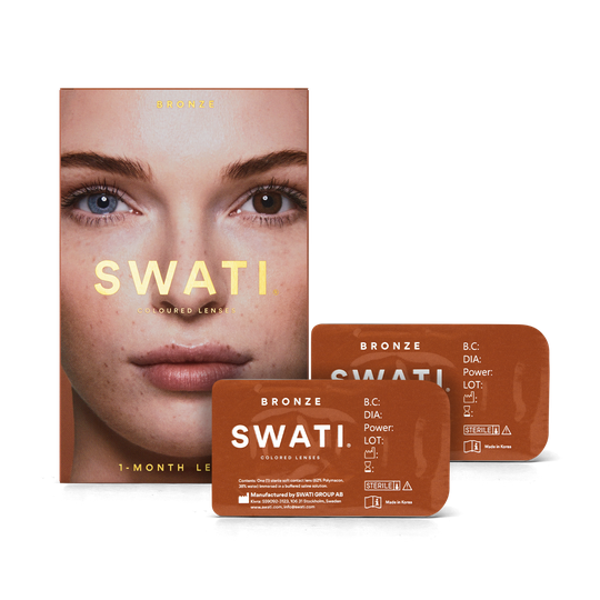 SWATI Cosmetics Coloured Lenses BRONZE 1 MONTH
