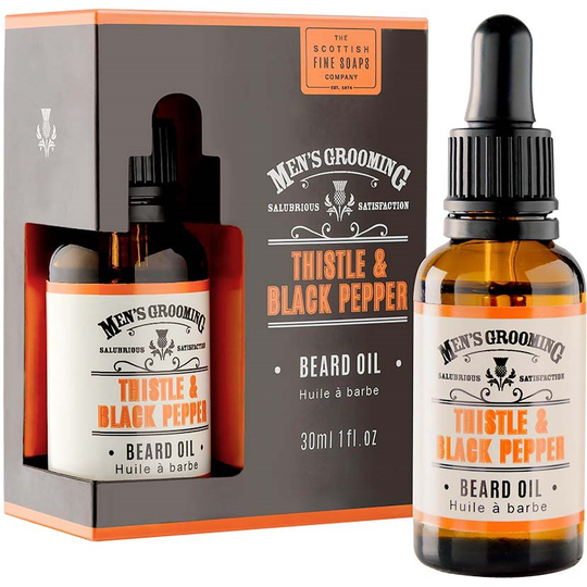 The Scottish Fine Soap Thistle & Black Pepper Beard Oil 30 ml