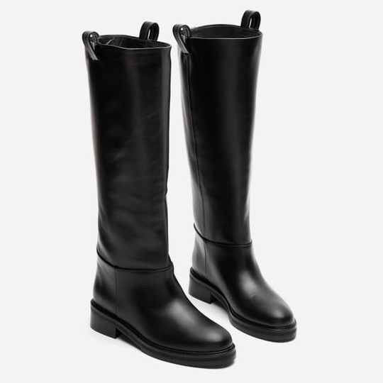 Frances Black Leather