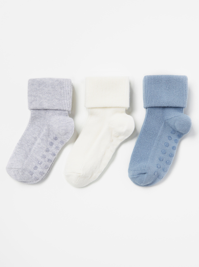 3-pack ribbade strumpor