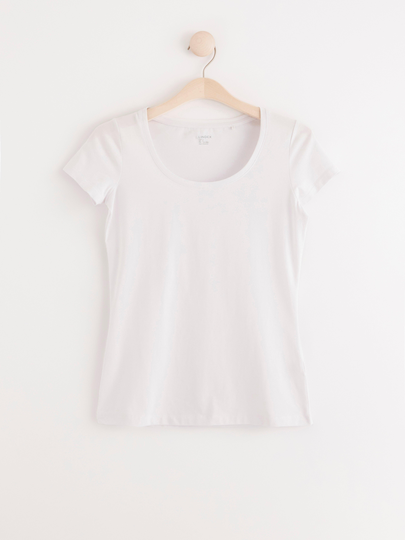 Kortärmad t-shirt i bomull