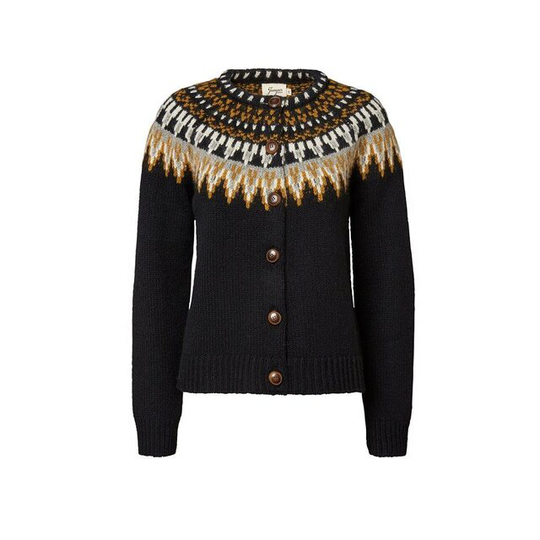 Svart Stickad Cardigan - Joelle Black