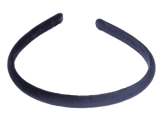 Velvet Hairband Thin, Dark Hårband & Håraccessoarer