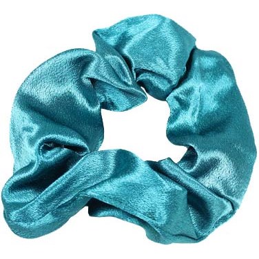 LYKO Enfärgad Scrunchie I Silklook Torqoise