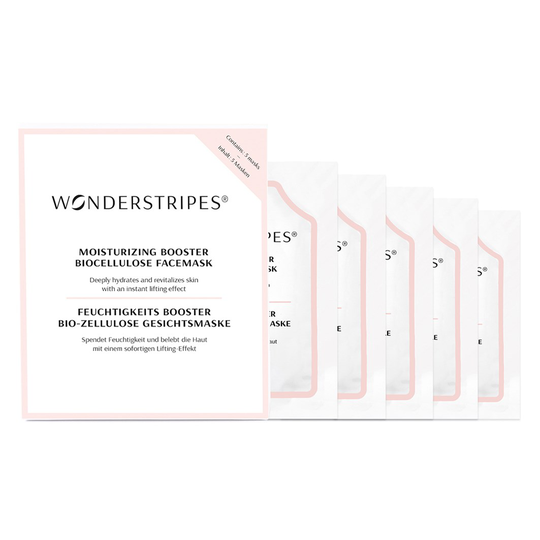 WONDERSTRIPES Cosmetics Moisturizing Booster Biocellulose Facemaske