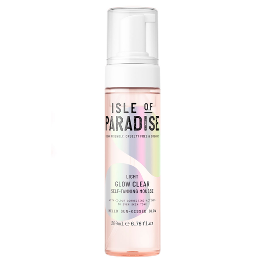 Isle of Paradise Glow Clear Self Tanning Mousse Light