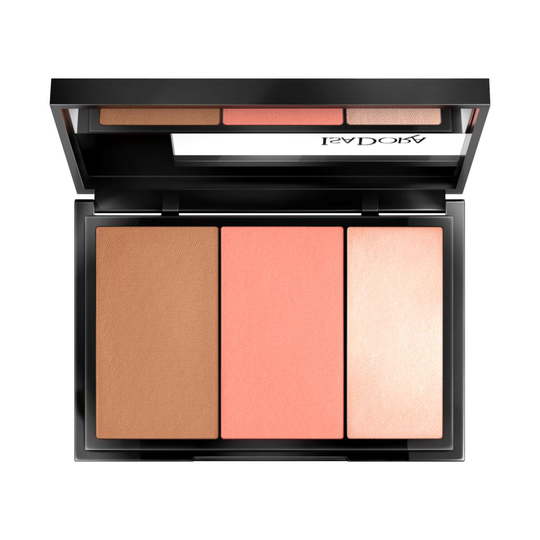 IsaDora Face Sculptor 3-in-1 Palette 60 Warm Peach 12 g