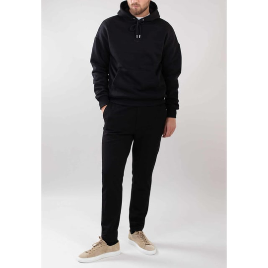 Mickey Drop Shoulder Hoodie - All Black