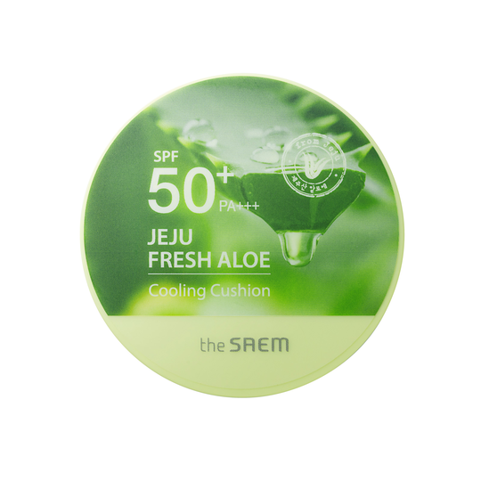 The Saem Jeju Fresh Aloe Vera Cooling Cushion Beige Cushion de Maquill