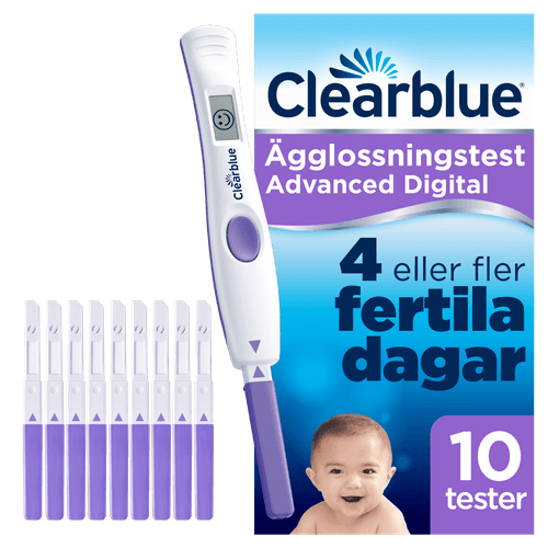 Clear Blue Avancerat Ägglossningstest 10 st