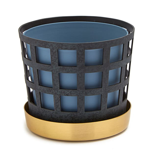 Trio Square Small Blue
