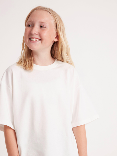 Kortärmad oversized topp
