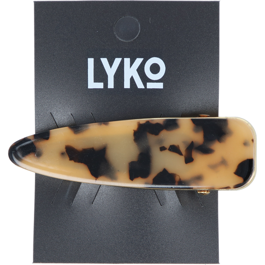 LYKO Hair Clip Animalprint Akryl Look Brown