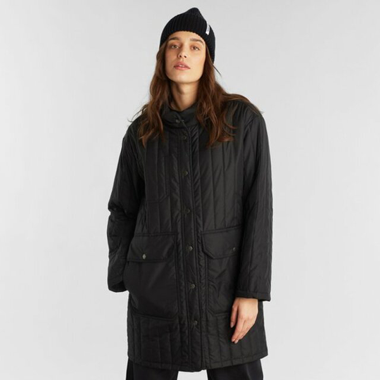 Quilted Coat Rosvik Black