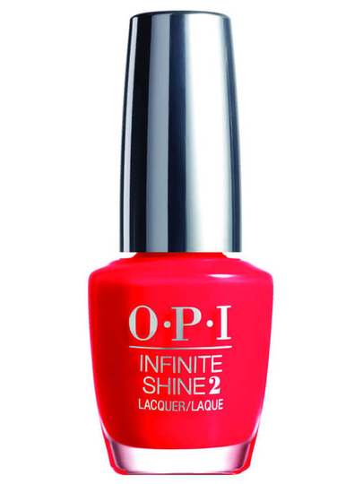 OPI Infinite Shine Unrepentantly Red
