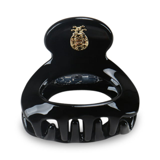 Small Hair Claw Glossy Black