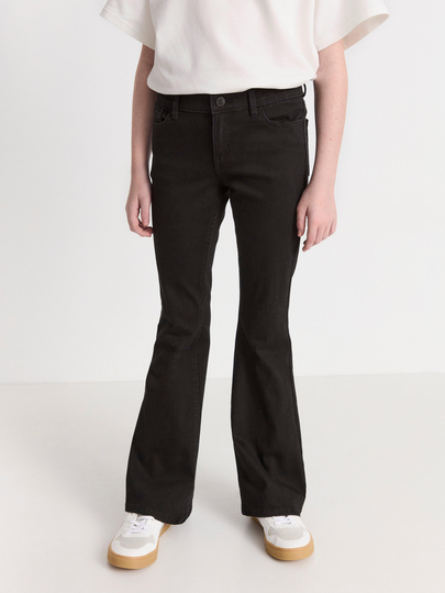 FREJA Jeans med utsvängt ben, superstretch och normalhög midja