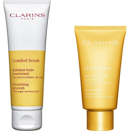 SOS Comfort Scrub & Mask, Clarins Hudvård