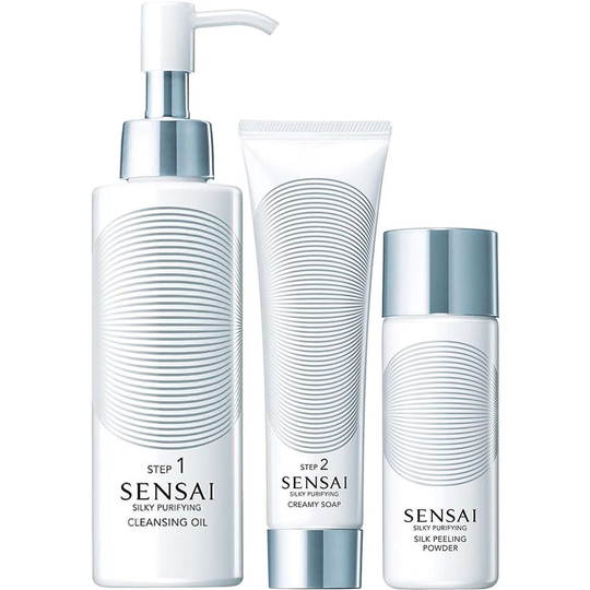 Silky Purifying Cleansing & Peeling, Sensai Set / Boxar